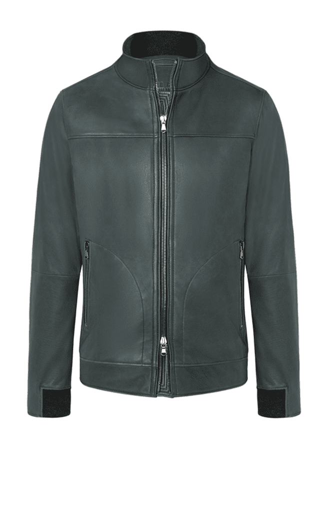 SPORTY BLOUSON WITH KNITTED DETAILS - Afghan Coat Store