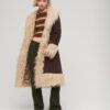 Faux Fur Lined Afghan Coat Superdry