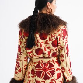 Afghan Women's Traditional Panel Coat