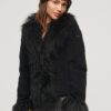 Black Afghan Coat Superdry