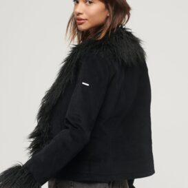 Black Afghan Coat Superdry