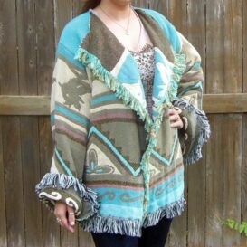 Afghan Blanket Coat