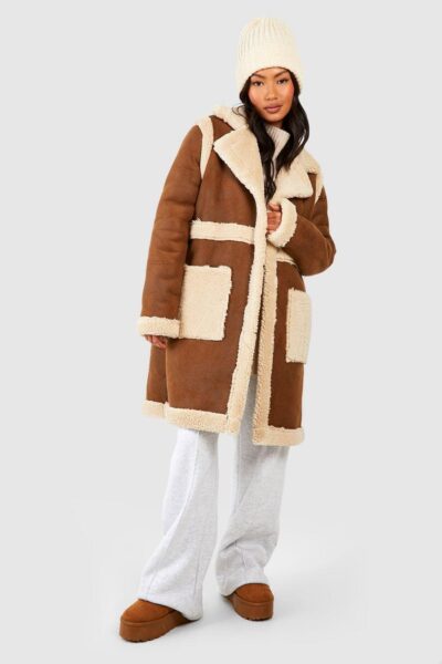 Boohoo Afghan Coat