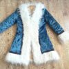 Blue And White Afghan Coats