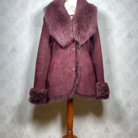 Burgundy Afghan Coat