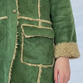 Afghan green coat