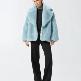 Faux Fur Peacoat