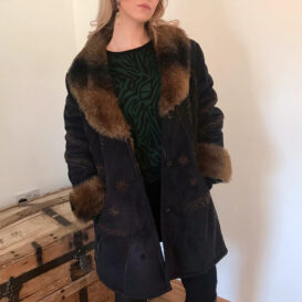 Vintage Penny Lane Afghan Coat