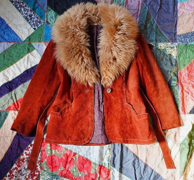 Vintage Suede Afghan Coat