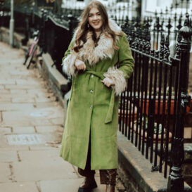 Green Afghan Coat