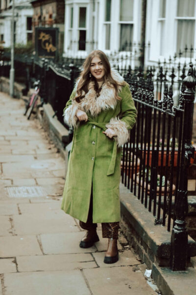 Green Afghan Coat