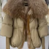 Fur Trim Puffer Coat