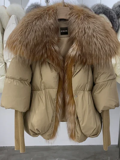 Fur Trim Puffer Coat