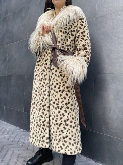 Leopard Afghan Coat