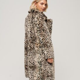 Leopard Print Afghan Coat