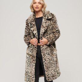 Leopard Print Afghan Coat