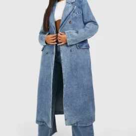 Denim Trench Coat