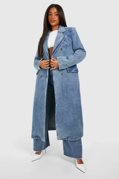 Denim Trench Coat