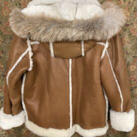 Sandra Sheepskin Coat Antique Frost